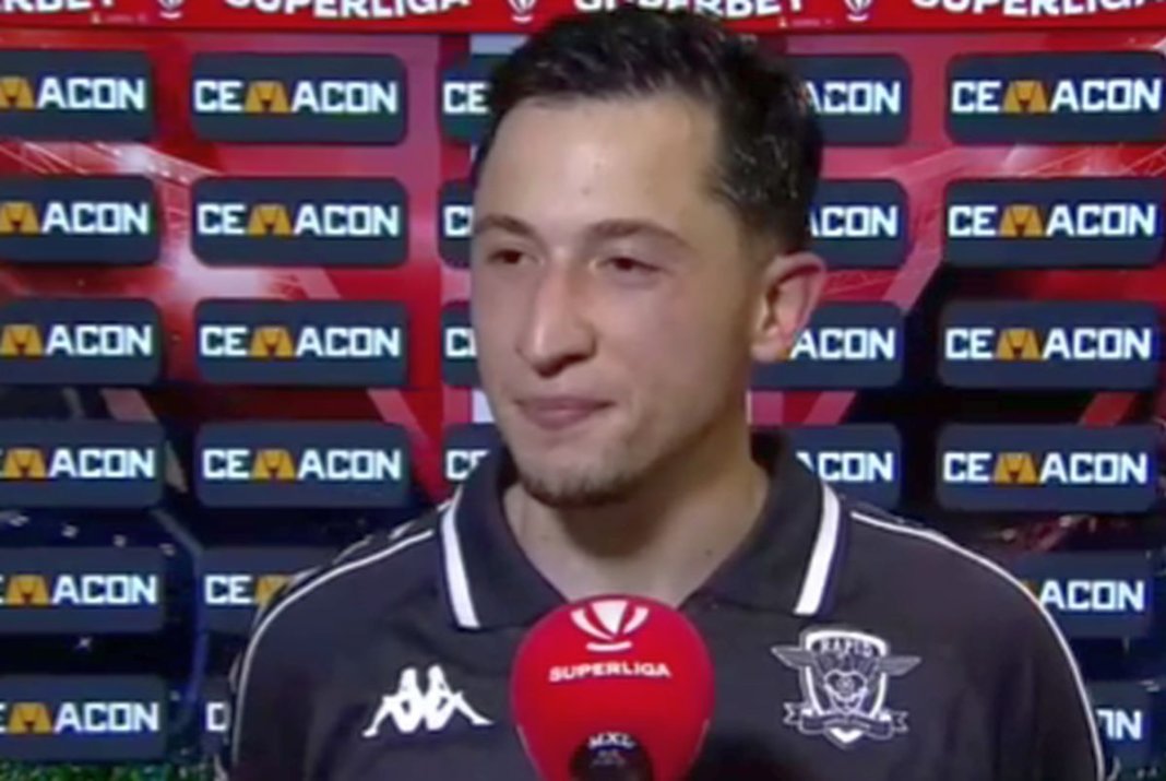 Moruțan a jucat 30 de minute în Superliga și a fost desemnat jucătorul partidei: „Titlul? Cu siguranță este fezabil. Visez să îmi dezvolt constant abilitățile pe teren.”