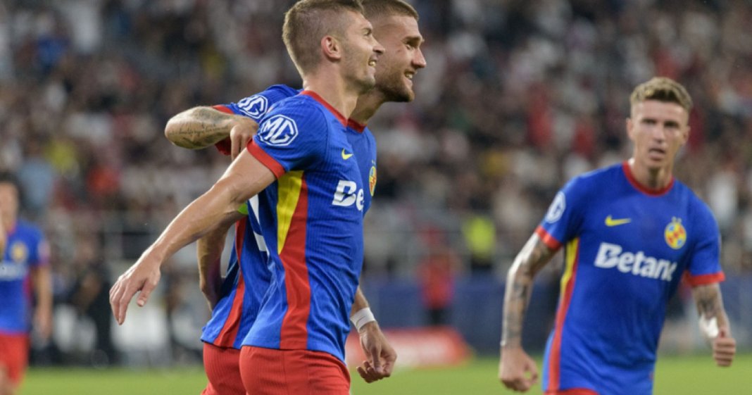 FCSB a cedat în prelungiri în fața FK Auda și se pregătește pentru un retur provocator în Conference...