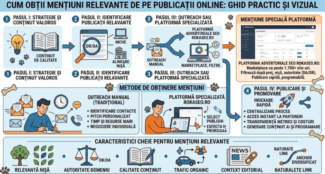 Cum obții mențiuni relevante de pe publicații online Cum obții mențiuni relevante de pe publicații online